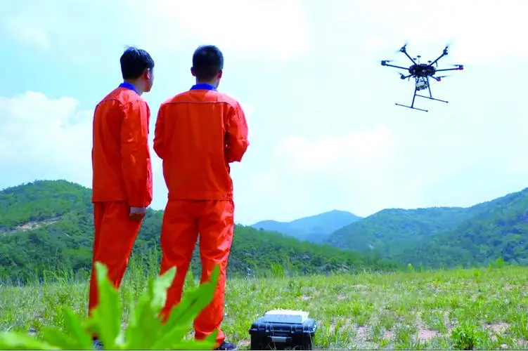 岳塘无人机倾斜摄影巡检拍摄